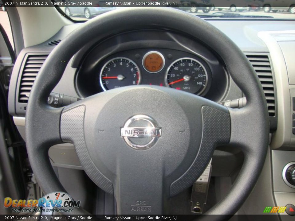 2007 Nissan Sentra 2.0 Magnetic Gray / Saddle Photo #33