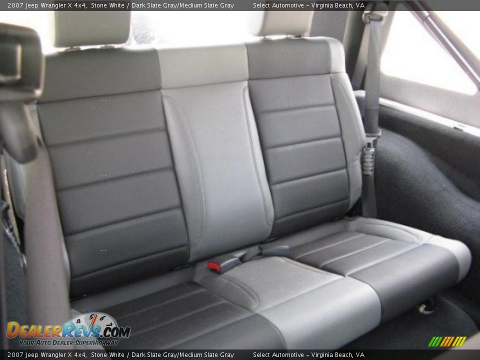 2007 Jeep Wrangler X 4x4 Stone White / Dark Slate Gray/Medium Slate Gray Photo #4