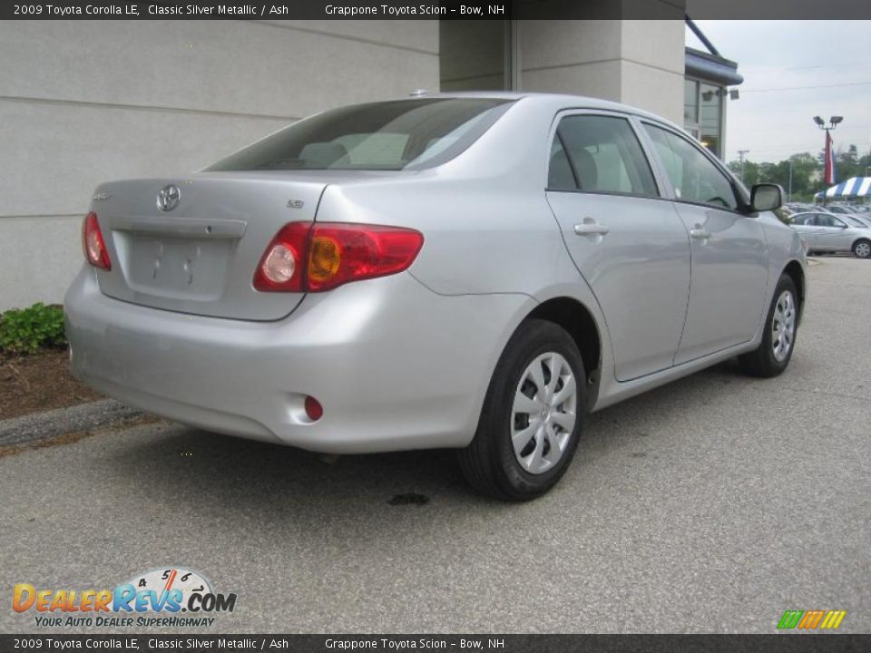 2009 Toyota Corolla LE Classic Silver Metallic / Ash Photo #3