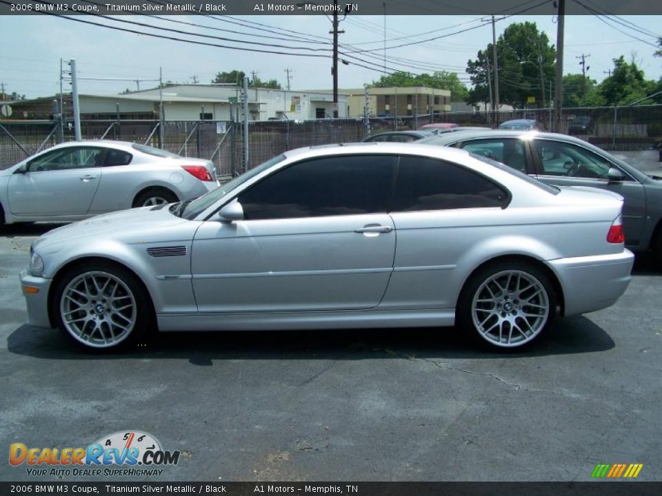 2006 BMW M3 Coupe Titanium Silver Metallic / Black Photo #1