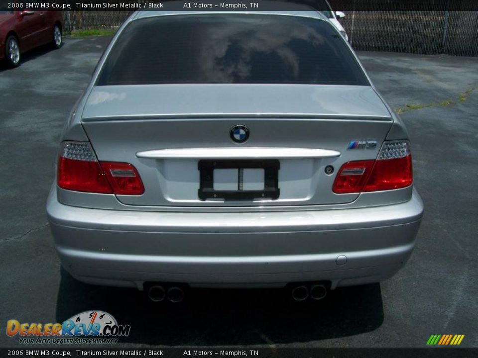 2006 BMW M3 Coupe Titanium Silver Metallic / Black Photo #4
