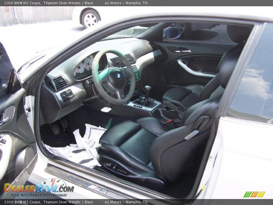 2006 BMW M3 Coupe Titanium Silver Metallic / Black Photo #5