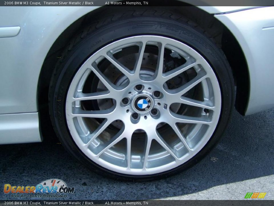 2006 BMW M3 Coupe Titanium Silver Metallic / Black Photo #6