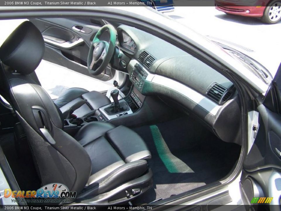 2006 BMW M3 Coupe Titanium Silver Metallic / Black Photo #9