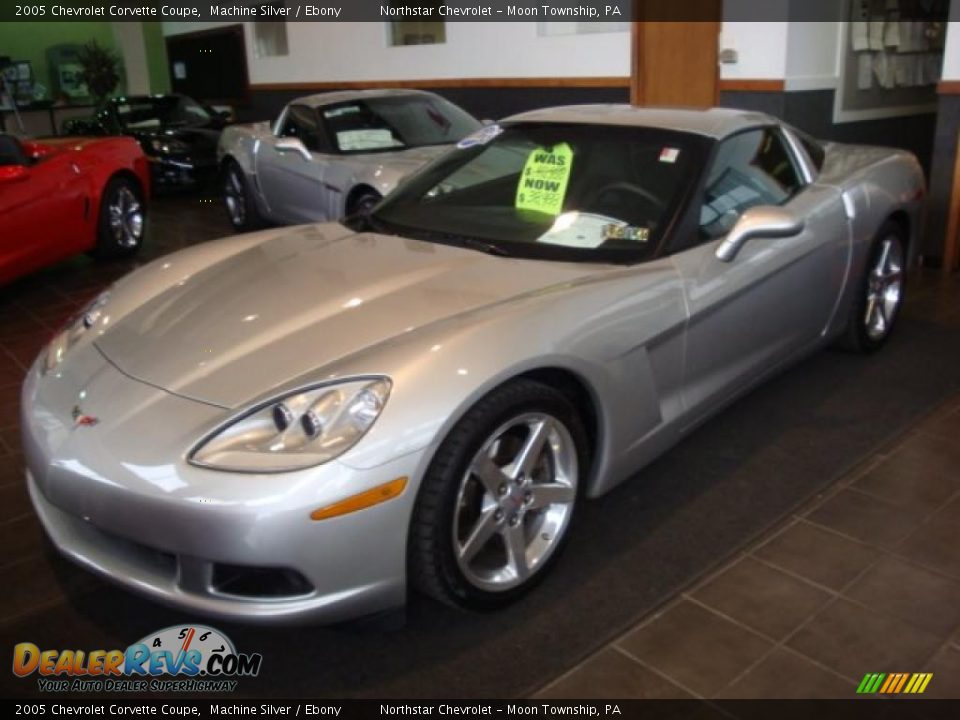 2005 Chevrolet Corvette Coupe Machine Silver / Ebony Photo #1