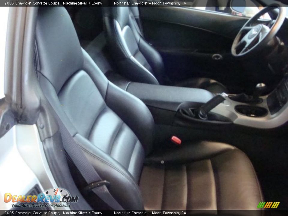 2005 Chevrolet Corvette Coupe Machine Silver / Ebony Photo #7