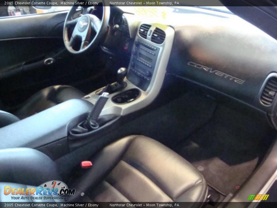 2005 Chevrolet Corvette Coupe Machine Silver / Ebony Photo #8