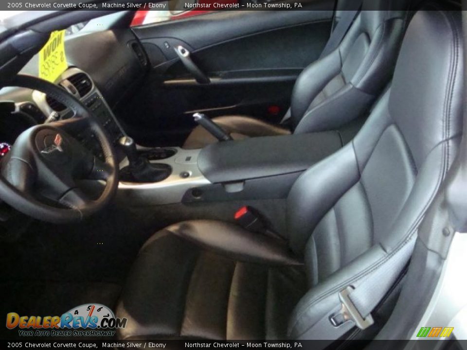 2005 Chevrolet Corvette Coupe Machine Silver / Ebony Photo #11