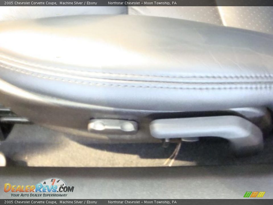 2005 Chevrolet Corvette Coupe Machine Silver / Ebony Photo #14