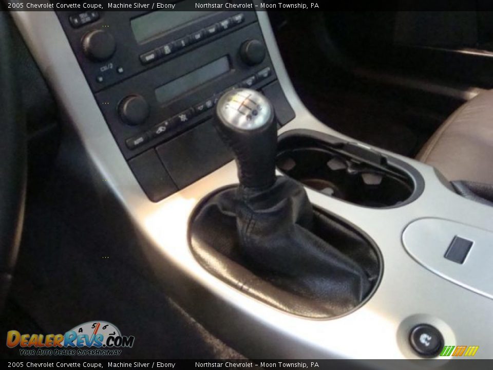 2005 Chevrolet Corvette Coupe Machine Silver / Ebony Photo #15