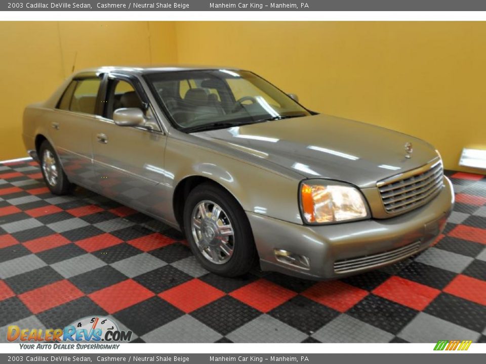 2003 Cadillac DeVille Sedan Cashmere / Neutral Shale Beige Photo #1