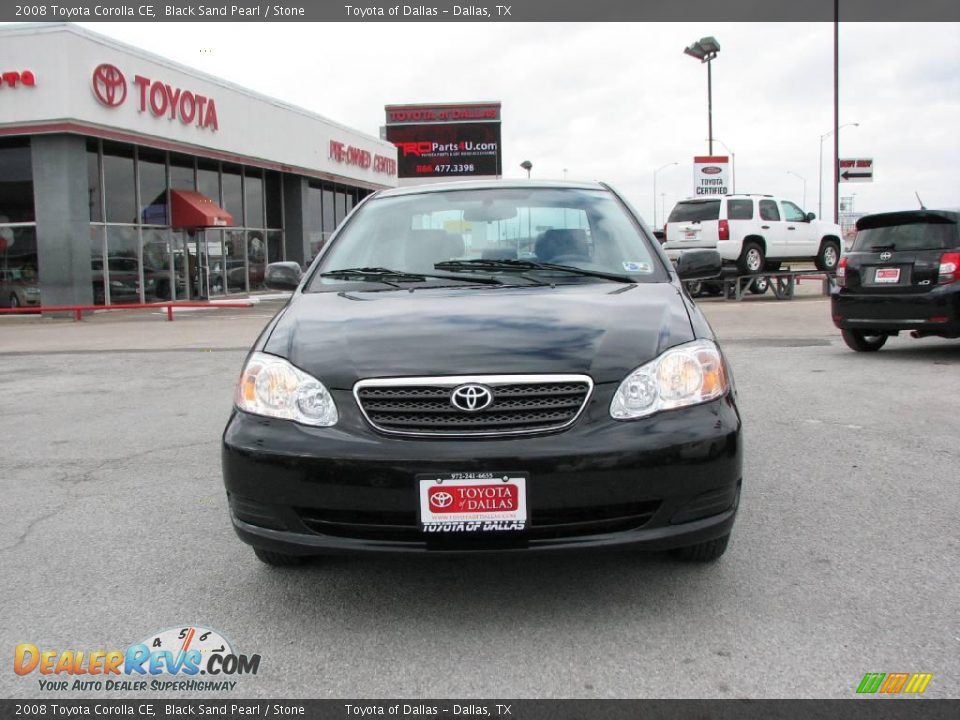 2008 Toyota Corolla CE Black Sand Pearl / Stone Photo #3