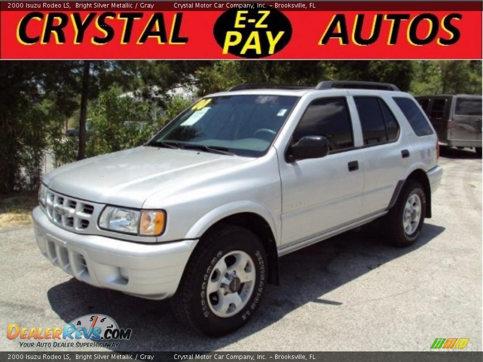 2000 Isuzu Rodeo LS Bright Silver Metallic / Gray Photo #1