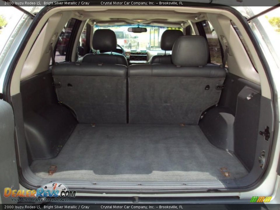 2000 Isuzu Rodeo LS Bright Silver Metallic / Gray Photo #7