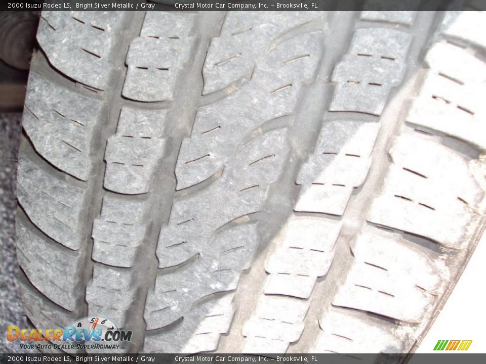 2000 Isuzu Rodeo LS Bright Silver Metallic / Gray Photo #16