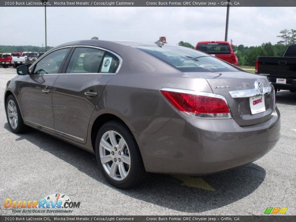 2010 Buick LaCrosse CXL Mocha Steel Metallic / Cocoa/Light Cashmere Photo #6