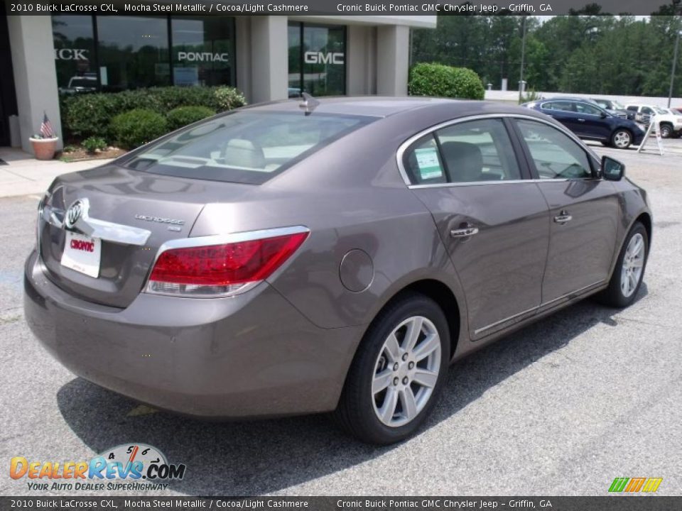 2010 Buick LaCrosse CXL Mocha Steel Metallic / Cocoa/Light Cashmere Photo #8