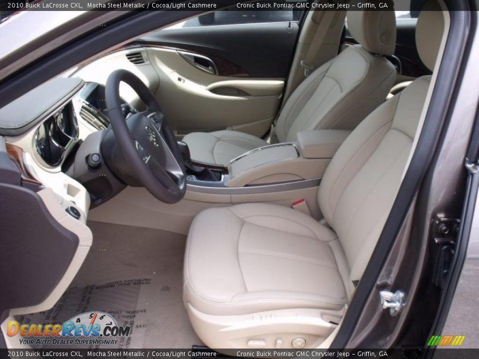 2010 Buick LaCrosse CXL Mocha Steel Metallic / Cocoa/Light Cashmere Photo #11