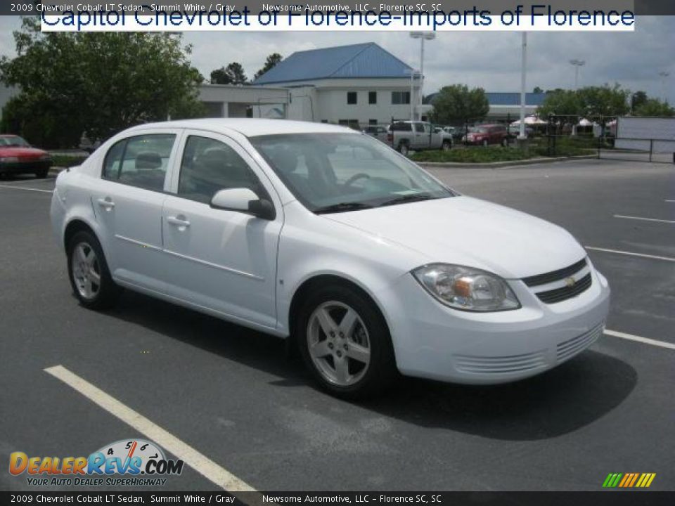 2009 Chevrolet Cobalt LT Sedan Summit White / Gray Photo #1