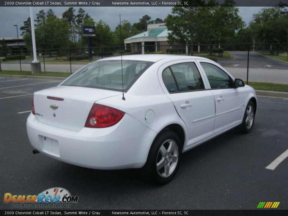 2009 Chevrolet Cobalt LT Sedan Summit White / Gray Photo #25