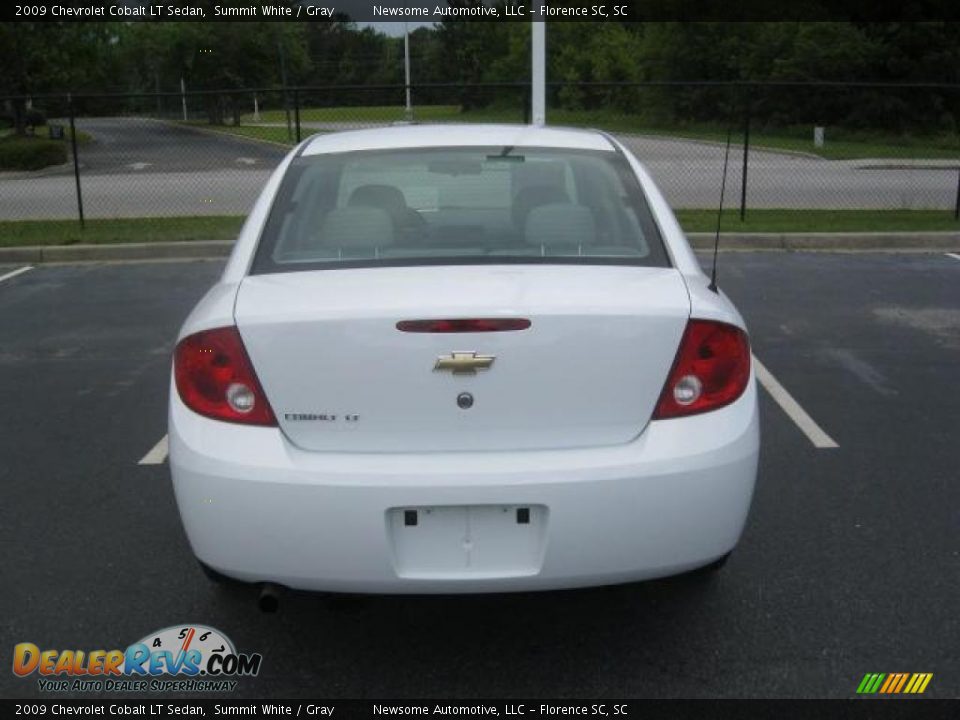 2009 Chevrolet Cobalt LT Sedan Summit White / Gray Photo #26