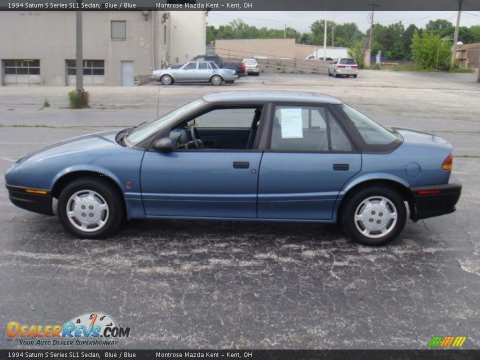 1994 Saturn S Series SL1 Sedan Blue / Blue Photo #1