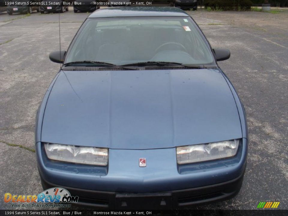 1994 Saturn S Series SL1 Sedan Blue / Blue Photo #7