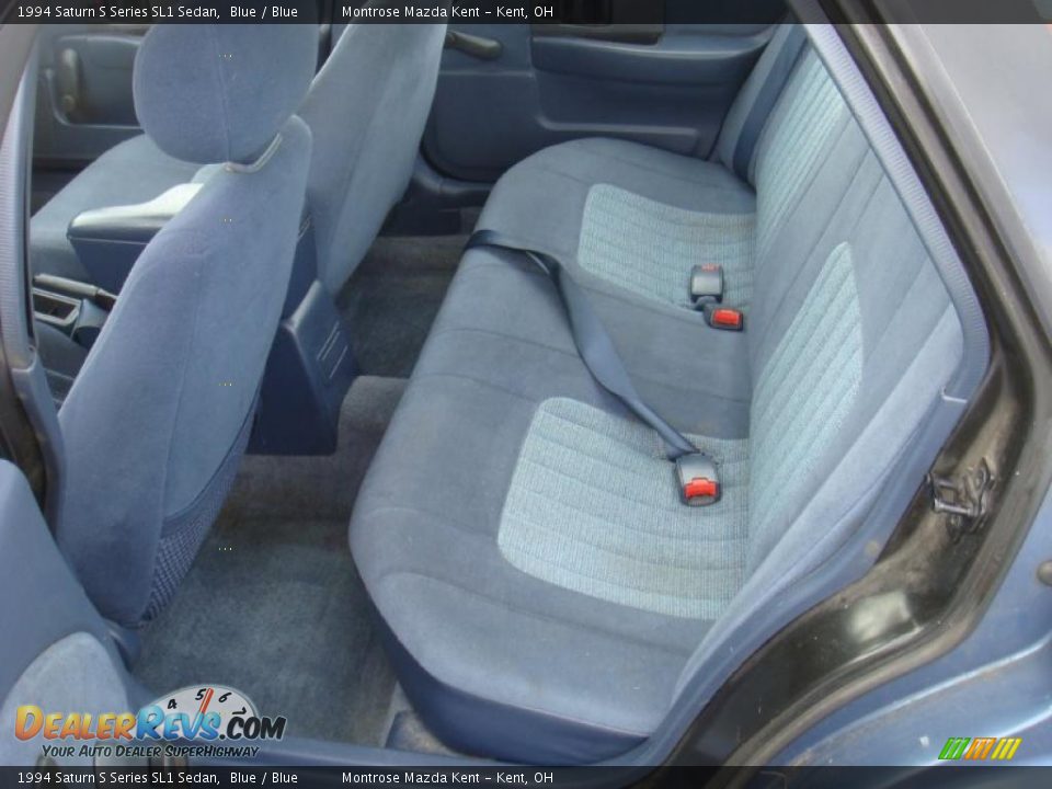 1994 Saturn S Series SL1 Sedan Blue / Blue Photo #10