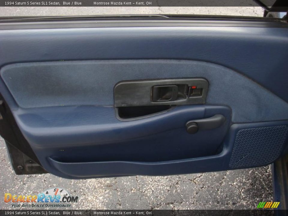 1994 Saturn S Series SL1 Sedan Blue / Blue Photo #11