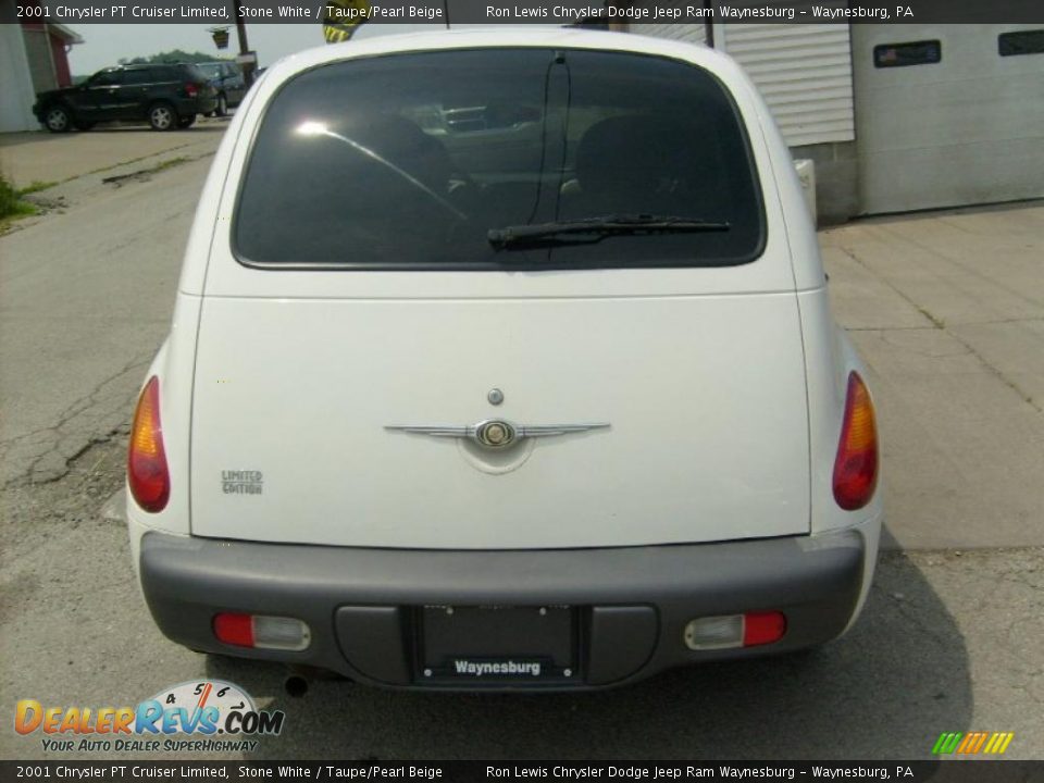 2001 Chrysler PT Cruiser Limited Stone White / Taupe/Pearl Beige Photo #4