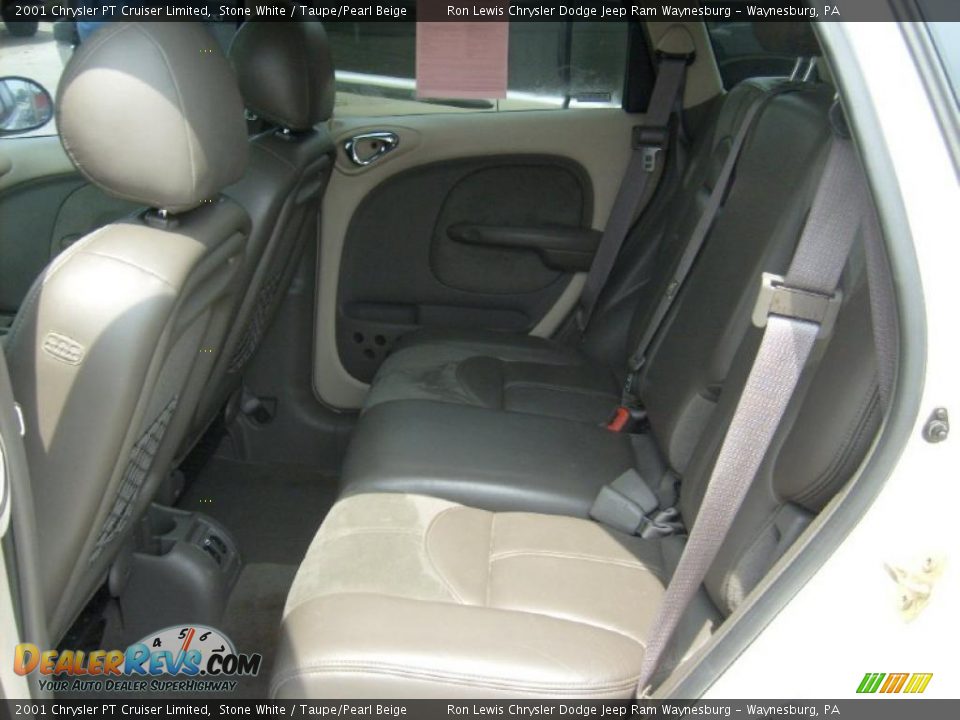 2001 Chrysler PT Cruiser Limited Stone White / Taupe/Pearl Beige Photo #14