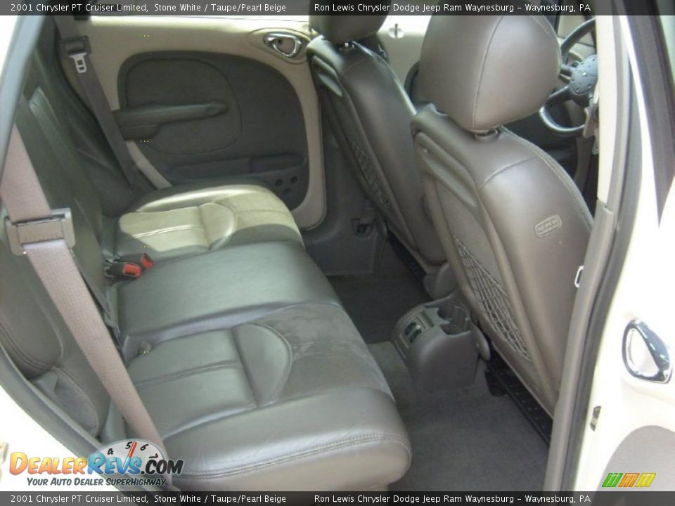 2001 Chrysler PT Cruiser Limited Stone White / Taupe/Pearl Beige Photo #18