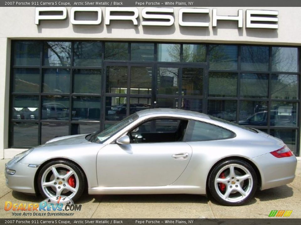 2007 Porsche 911 Carrera S Coupe Arctic Silver Metallic / Black Photo #1