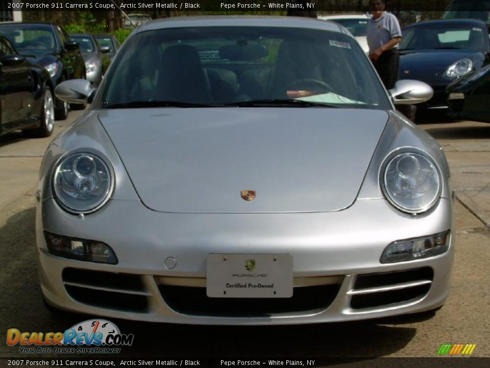 2007 Porsche 911 Carrera S Coupe Arctic Silver Metallic / Black Photo #3
