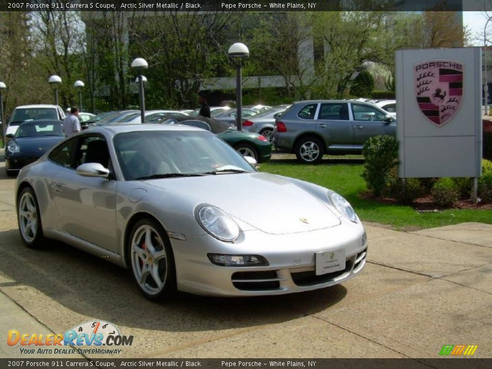 2007 Porsche 911 Carrera S Coupe Arctic Silver Metallic / Black Photo #4