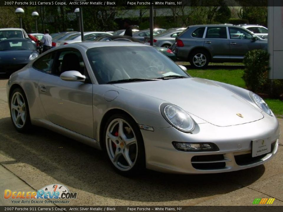 2007 Porsche 911 Carrera S Coupe Arctic Silver Metallic / Black Photo #5