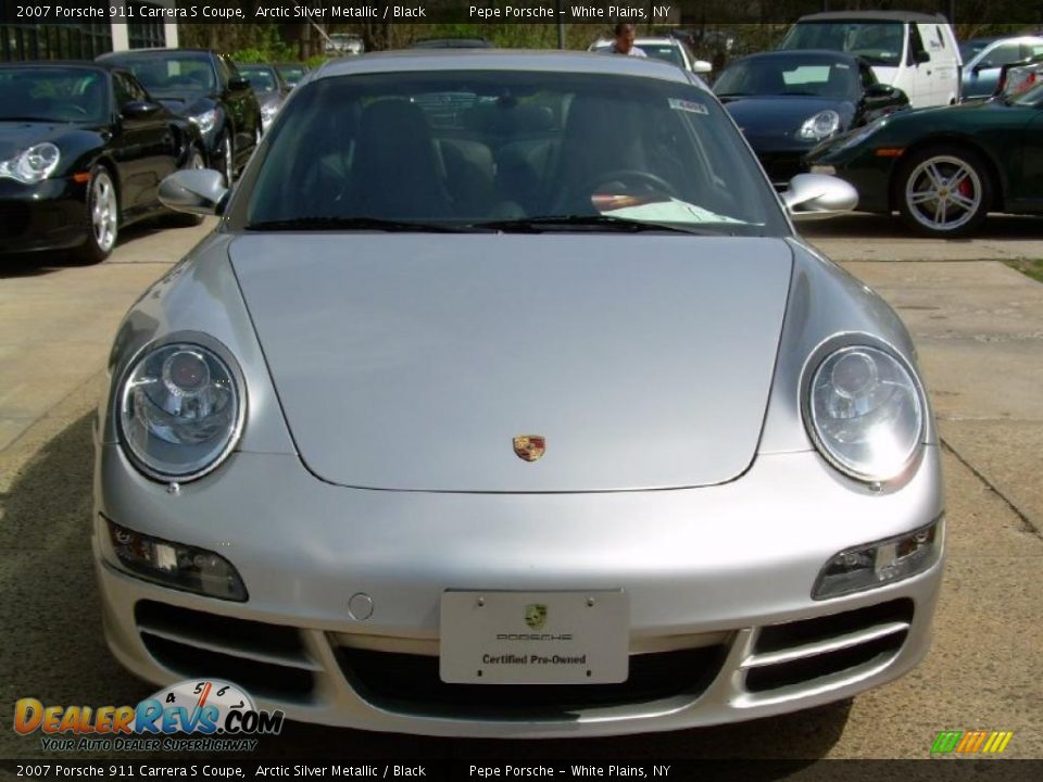 2007 Porsche 911 Carrera S Coupe Arctic Silver Metallic / Black Photo #6