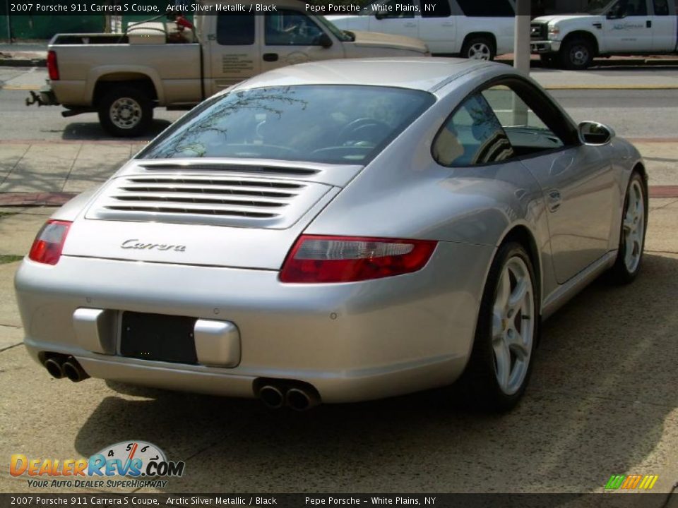 2007 Porsche 911 Carrera S Coupe Arctic Silver Metallic / Black Photo #8