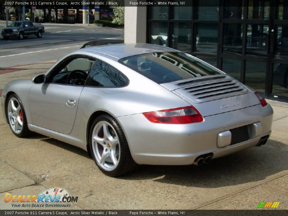 2007 Porsche 911 Carrera S Coupe Arctic Silver Metallic / Black Photo #9