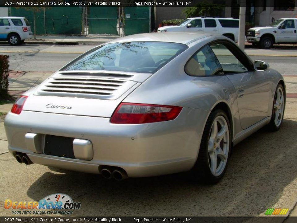 2007 Porsche 911 Carrera S Coupe Arctic Silver Metallic / Black Photo #10