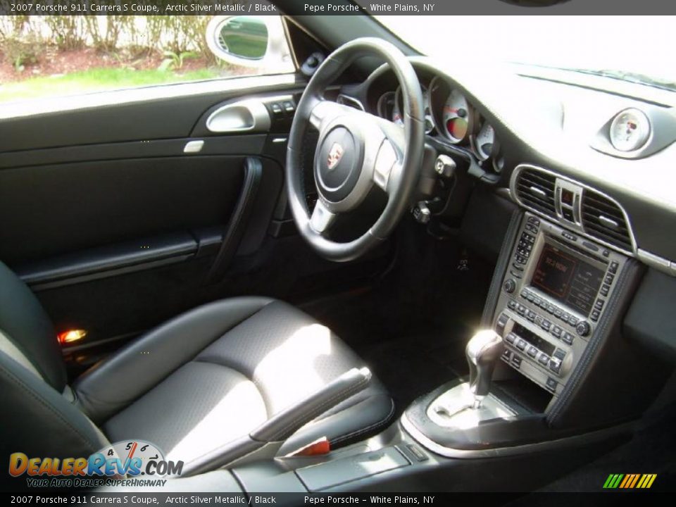 2007 Porsche 911 Carrera S Coupe Arctic Silver Metallic / Black Photo #12