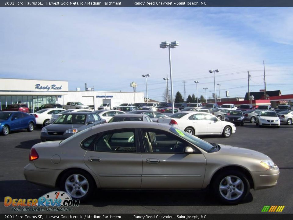 2001 Ford Taurus SE Harvest Gold Metallic / Medium Parchment Photo #6