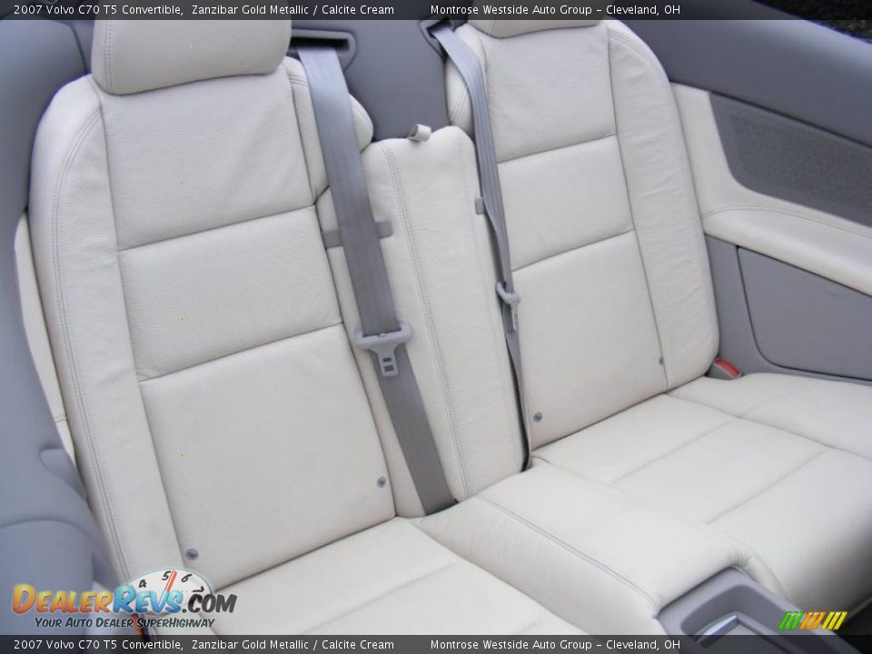 2007 Volvo C70 T5 Convertible Zanzibar Gold Metallic / Calcite Cream Photo #13