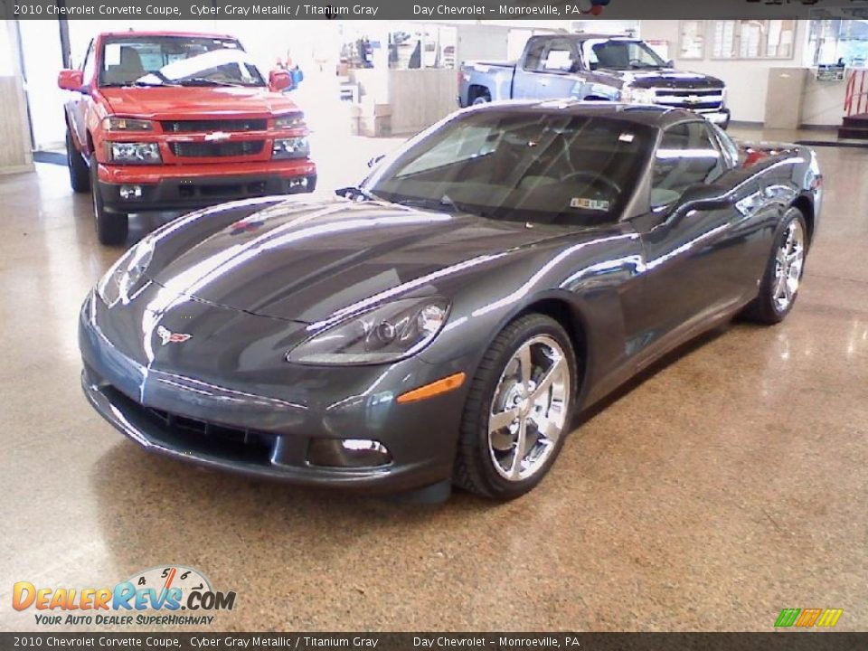 2010 Chevrolet Corvette Coupe Cyber Gray Metallic / Titanium Gray Photo #1