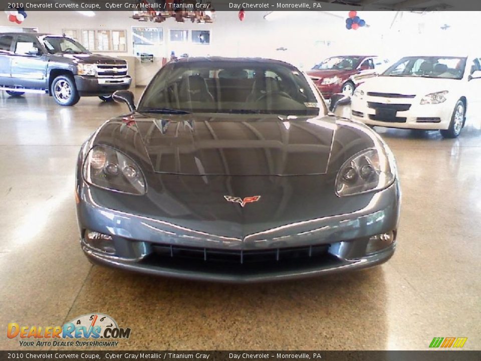 2010 Chevrolet Corvette Coupe Cyber Gray Metallic / Titanium Gray Photo #2