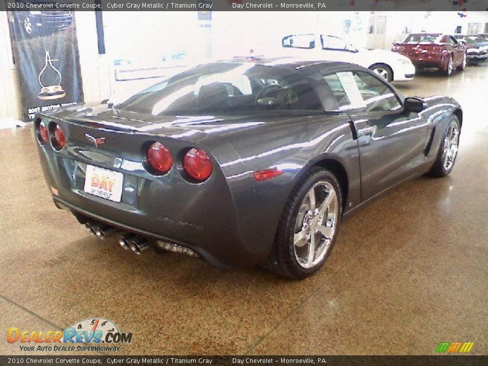 2010 Chevrolet Corvette Coupe Cyber Gray Metallic / Titanium Gray Photo #4