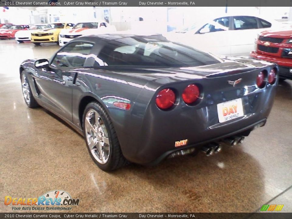 2010 Chevrolet Corvette Coupe Cyber Gray Metallic / Titanium Gray Photo #6