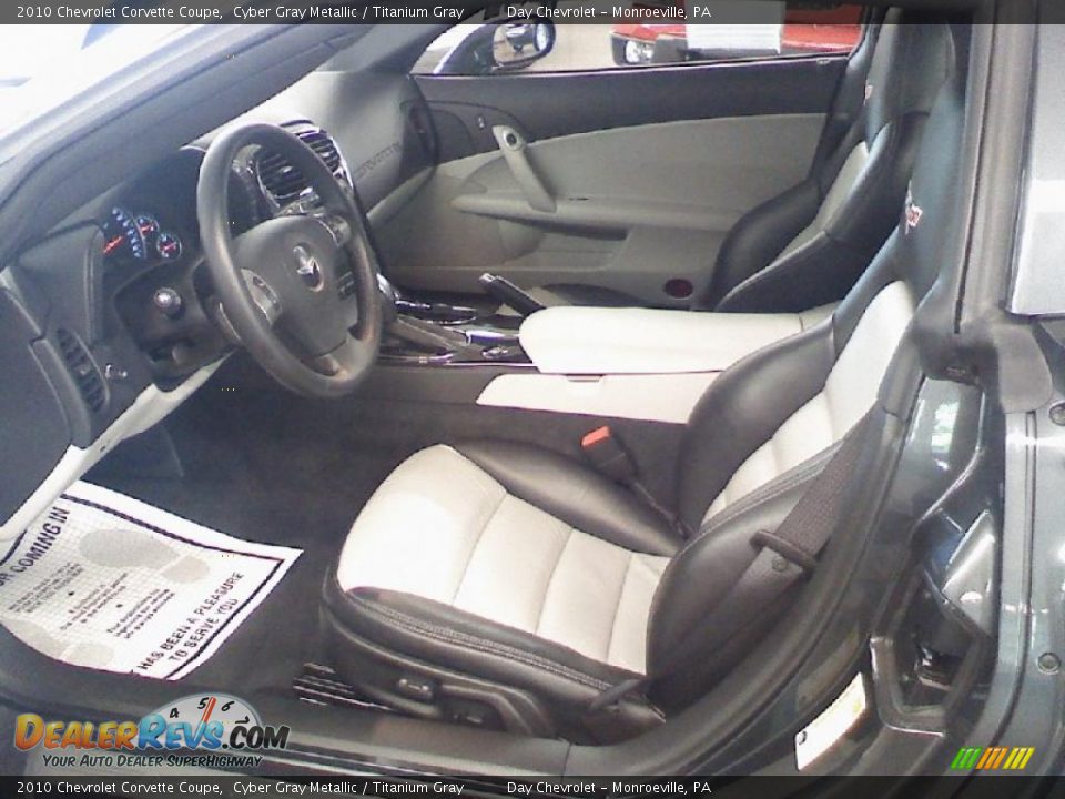2010 Chevrolet Corvette Coupe Cyber Gray Metallic / Titanium Gray Photo #7