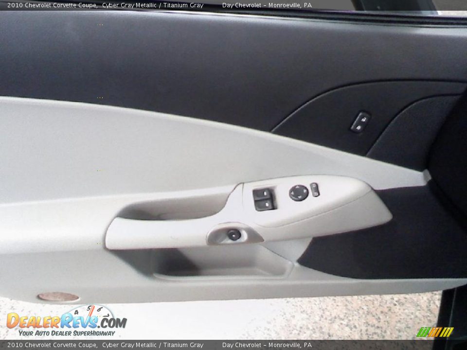 2010 Chevrolet Corvette Coupe Cyber Gray Metallic / Titanium Gray Photo #9