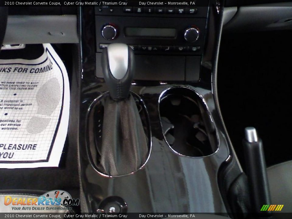 2010 Chevrolet Corvette Coupe Cyber Gray Metallic / Titanium Gray Photo #10